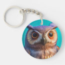 Search for owl feathers keychains Colourful