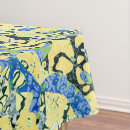 Search for yellow and black tablecloths Abstract