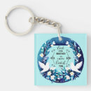 Search for doves square keychains Christian