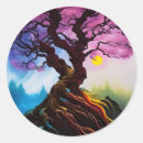 Search for cherry tree blossoms stickers Blue