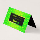 Search for fluorescent business cards Neon