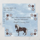 Search for horseback riding birthday invitations Western
