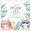 Search for splash stickers Boy birthday