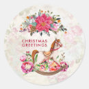 Search for old fashioned christmas stickers Victorian