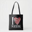 Search for mahjong tiles tote bags Mah jongg
