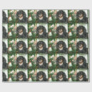 Search for black hair wrapping paper Black and tan