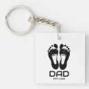 Recherche de pieds de bébé porteclés Nouveau papa