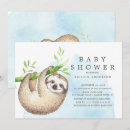Search for sloth baby shower invitations Cute