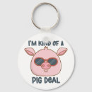 Search for funny pig keychains Hog