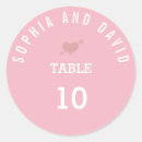 Search for table number stickers Elegant