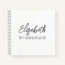 Search for bridesmaid notebooks Typography