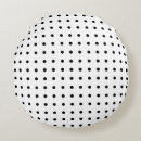 Recherche de pois noir et blanc coussins Abstrait