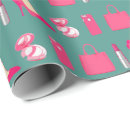 Search for high heel shoe wrapping paper Pink