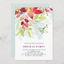 Search for flowers christmas invitations Botanical