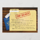 Search for mission invitations Secret agent
