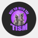 Search for funny racoon stickers Neurodivergent