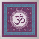 Recherche de mandala bleu posters Bohémien