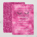 Search for lashes birthday invitations Pink