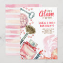 Search for makeup birthday invitations Glam