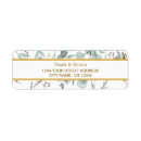 Search for eucalyptus return address labels Simple calligraphy