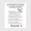 Recherche de charpentiers autocollants De travailleur forestier