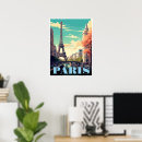 Recherche de points de repère posters Skyline de paris