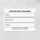 Search for date business stationery Reminder