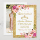 Recherche de couronne rose invitations Rose et or