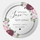 Search for hand sanitizer wedding stickers Floral