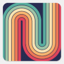 Search for 70s party stickers Rainbow