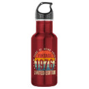 Search for birthday water bottles 50 years old