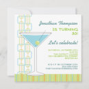 Search for martini birthday invitations Retro
