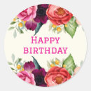 Recherche de rouge pâle autocollants Floral