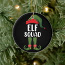Search for funny family ornaments Santa
