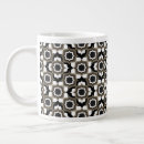 Recherche de rétro noir blanc tasses Carré