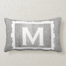 Recherche de bois gris coussins Monogramme