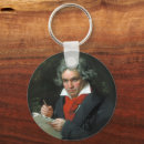 Search for classical music keychains Ludwig van beethoven