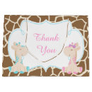 Search for baby giraffe gift bags Thank you