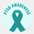 Search for teal awareness ribbon stickers Ptsd