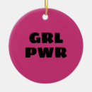 Search for feminism ornaments Pink