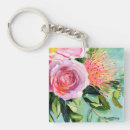 Search for unique floral keychains Botanical