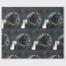 Search for equestrian wrapping paper Black