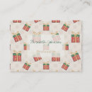 Recherche de motif de noël cartes visite Rétro