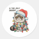 Search for grumpy stickers Santa