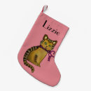 Recherche de bas chat de chaussette de noël Pour elle