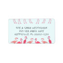Search for pink flamingos return address labels Flamingoes