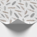 Search for feather wrapping paper Tribal