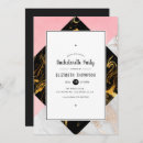 Search for glam bachelorette party invitations Glitter