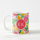 Search for fruit pattern mugs Tropical