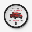 Search for red truck paper plates Birthday